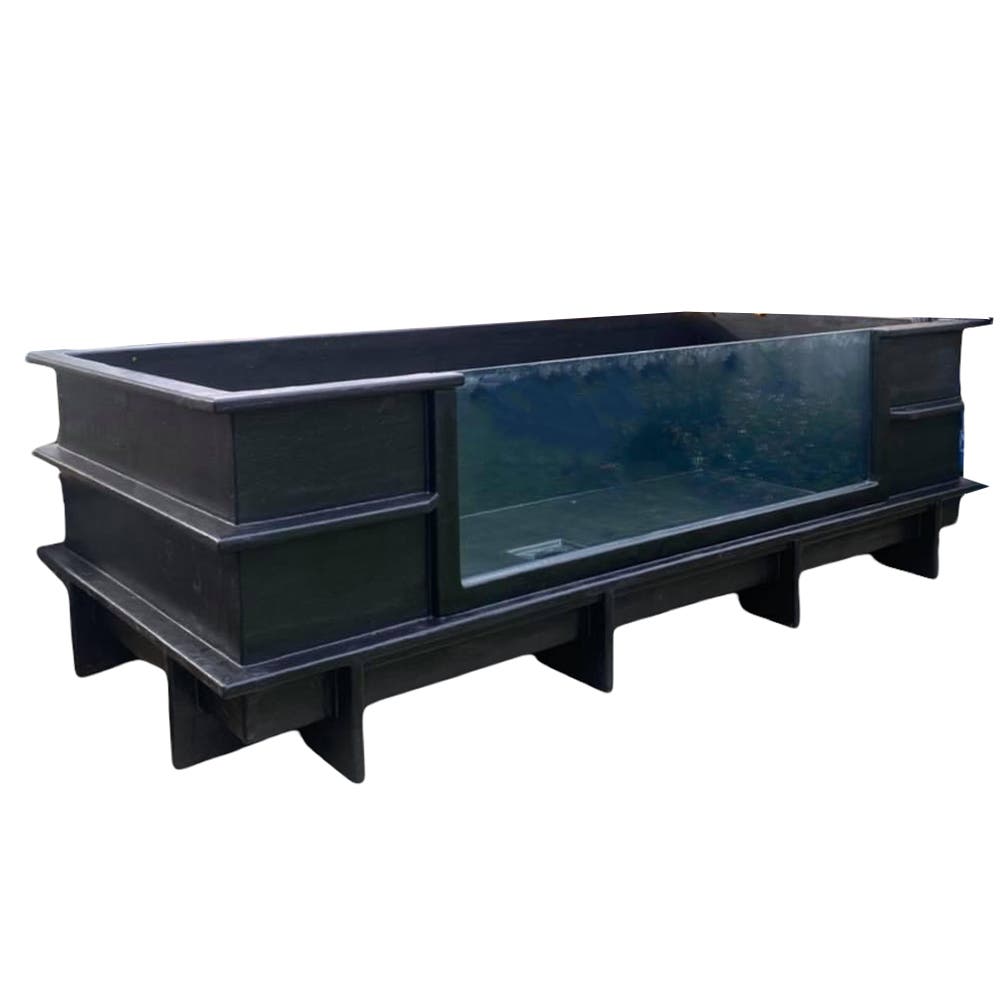 Fiberglass tank with window online