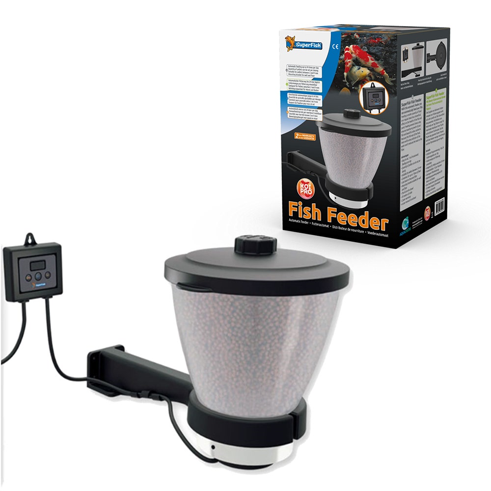 Automatic pond fish feeder uk hot sale