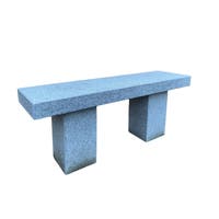 Tall Straight Stone Bench